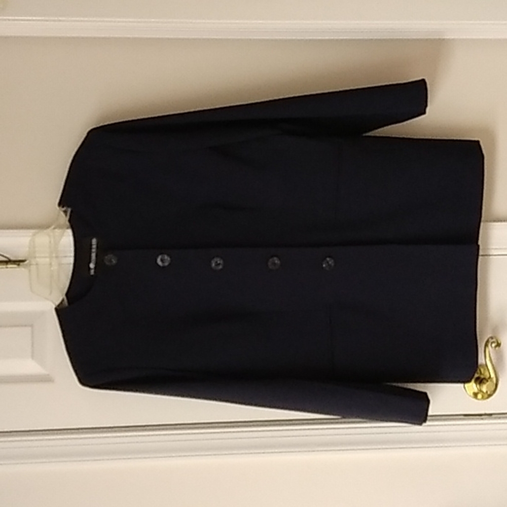 Dark blue pants suit